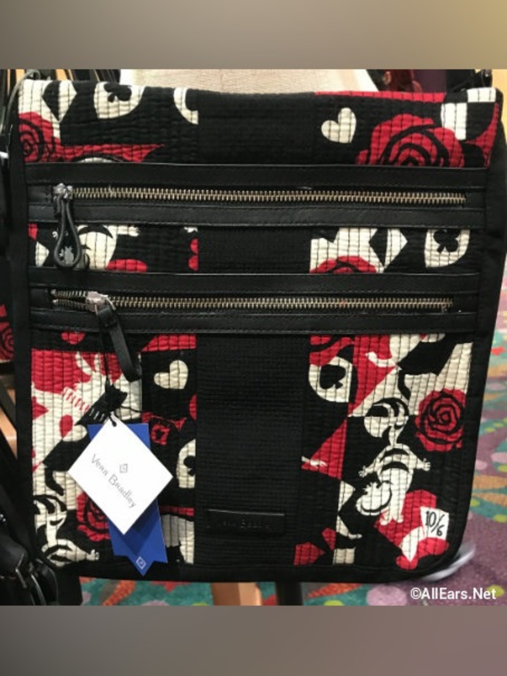 Vera Bradley Alice In Wonderland Quilted Crossbody